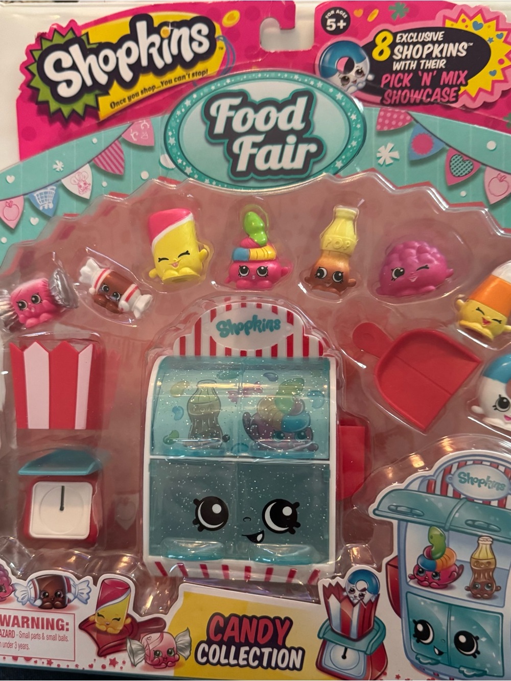 New Shopkins Food Fair Candy Collection Playset NIB Factory Sealed Vintage